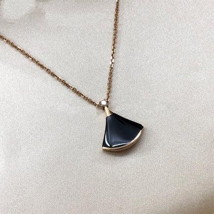 [Stellar Jewelry]DREAM NECKLACE ONYX 1 DIAMOND
