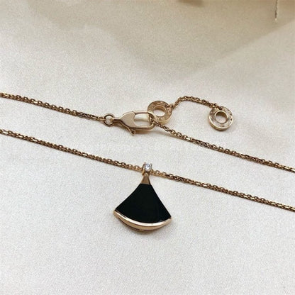 [Stellar Jewelry]DREAM NECKLACE ONYX 1 DIAMOND