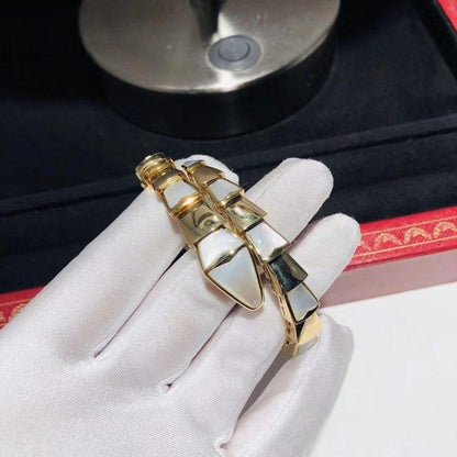 [Stellar Jewelry]SERPENTI BRACELET MOP GOLD