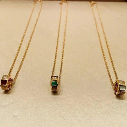 [Stellar Jewelry]SERPENTI PEDANT DIAMOND NECKLACE