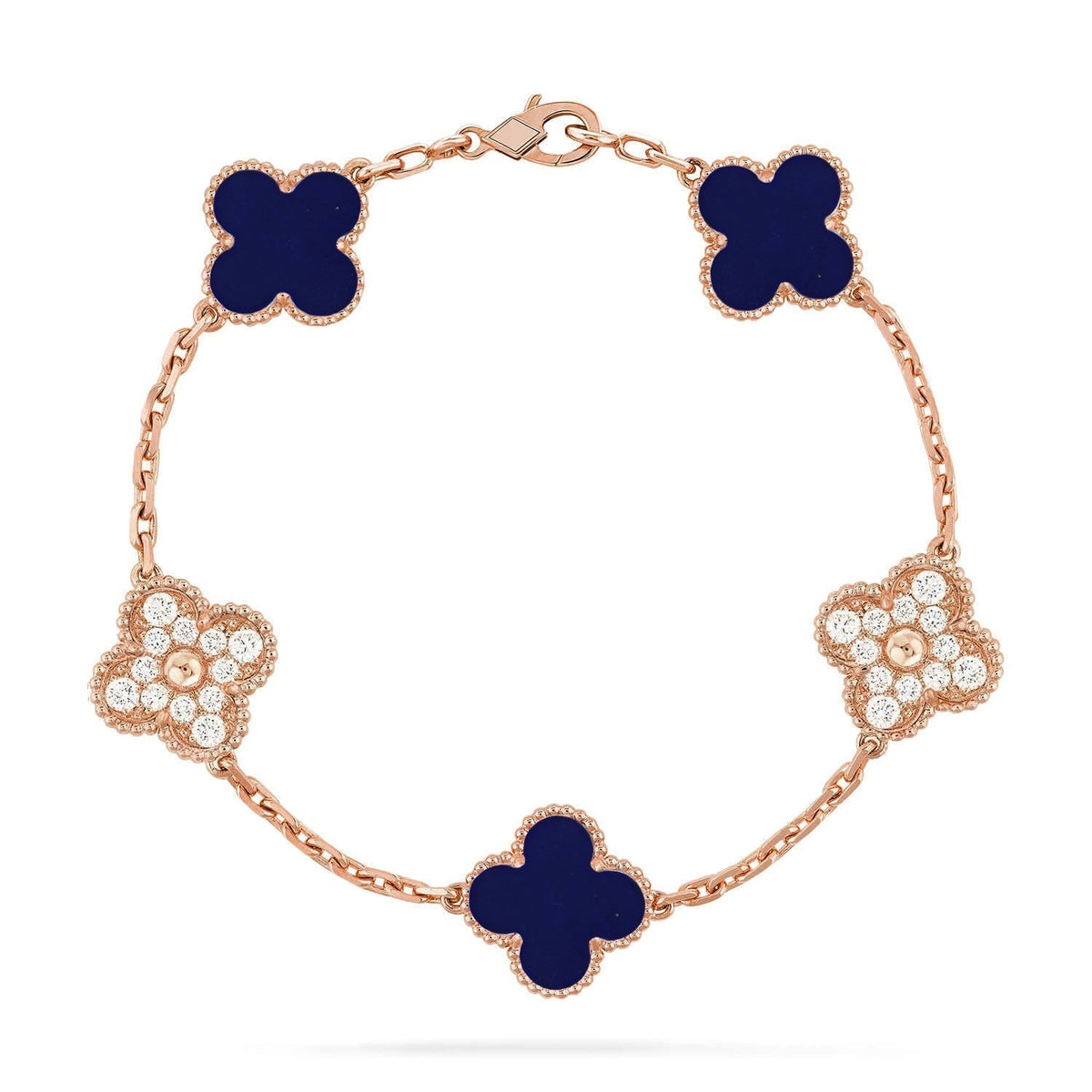 [Stellar Jewelry]CLOVER 5 MOTIF LAPIS LAZULI BRACELET COLLECTION