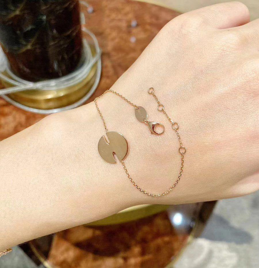 [Stellar Jewelry]JEUX DE BRACELET MOP PINK GOLD DIAMONDS