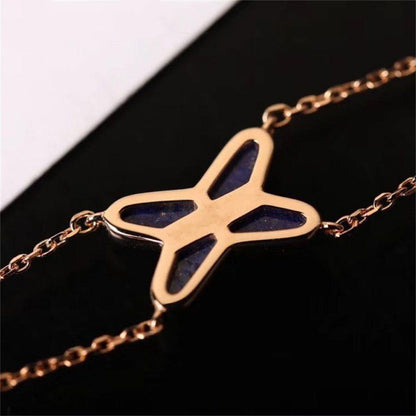 [Stellar Jewelry]Hollow Design Four-Leaf Clover Flower Shape Ring