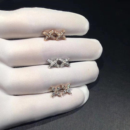 [Stellar Jewelry]JEUX DE DIAMOND EARRINGS