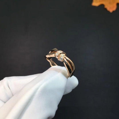 [Stellar Jewelry]LIENS RING PINK GOLD DIAMOND