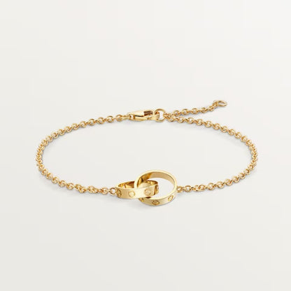 [Stellar Jewelry]LOVE BRACELET DOUBLE RING
