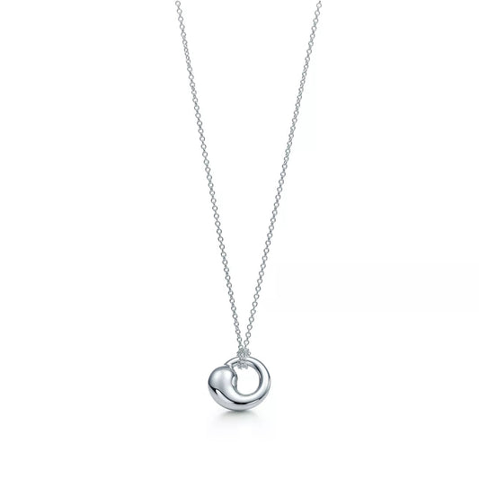 [Stellar jewels]SNAIL PEDANT SILVER NECKLACE