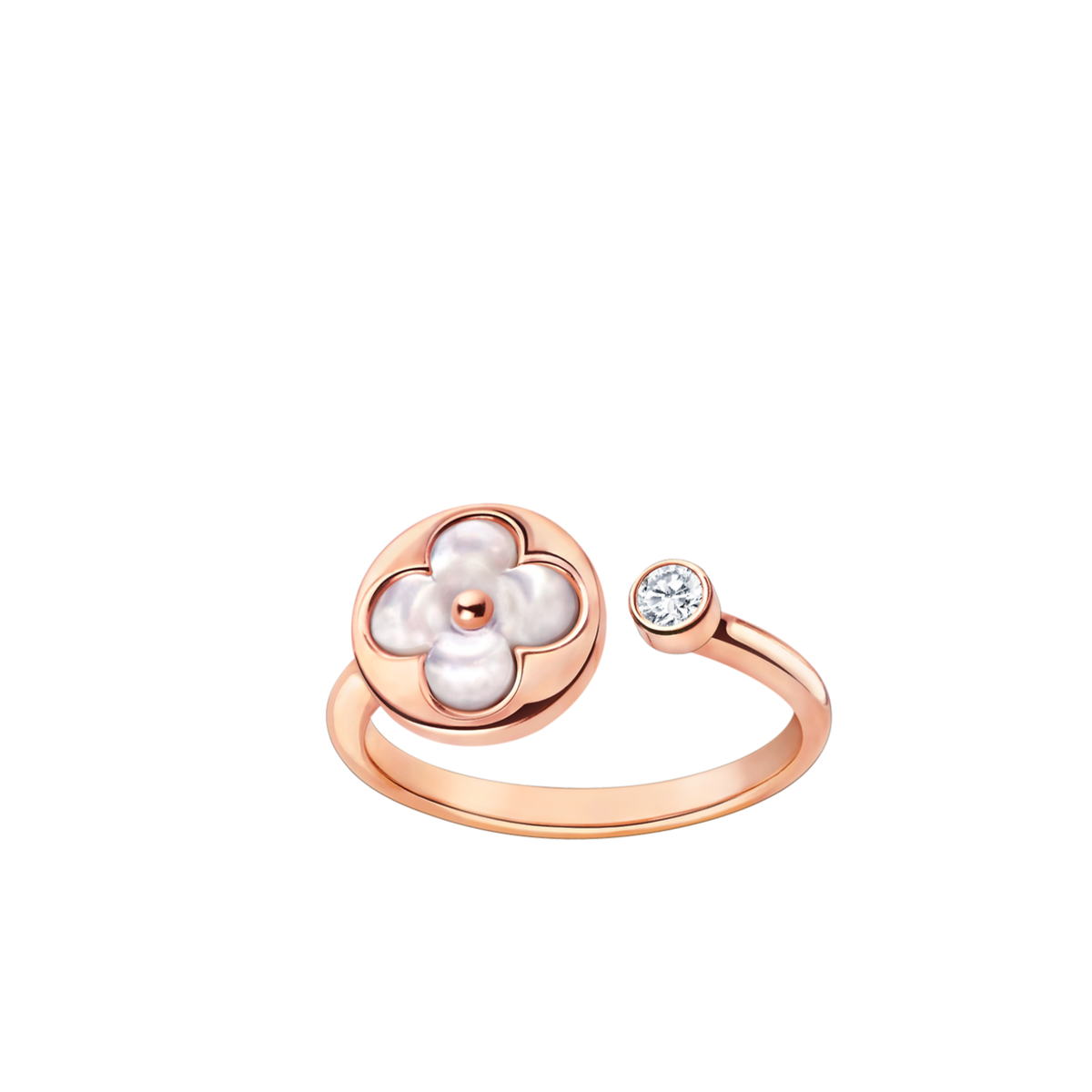 [Stellar Jewelry]SUN 1 DIAMOND PINK MOP RING
