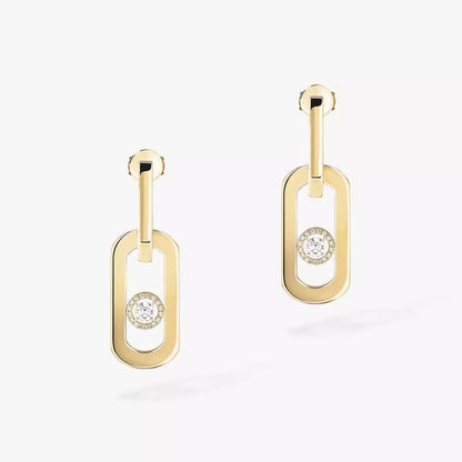 [Stellar Jewelry] So Move XL Diamond Hoop Earring