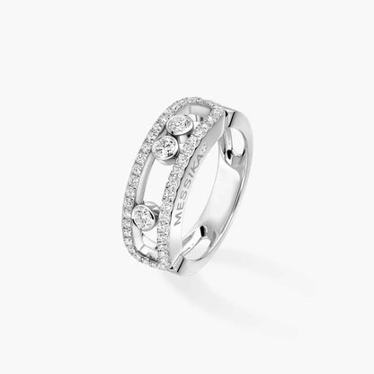 [Stellar Jewelry] Move Gold Diamond Pave_ Ring