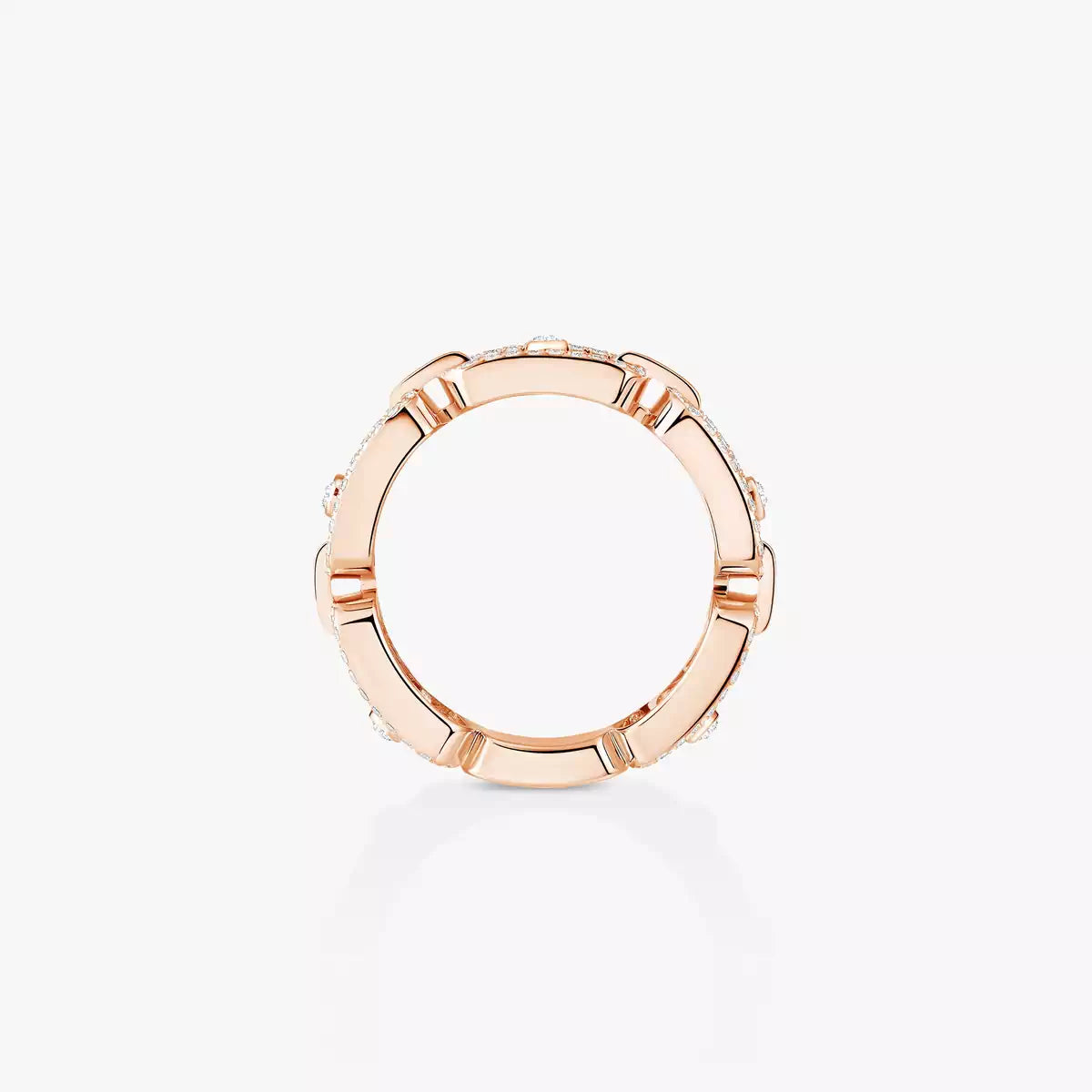[Stellar Jewelry]Move Link Pave_-Set Diamond Ring