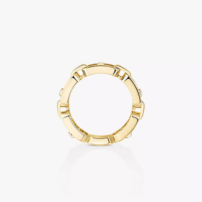 [Stellar Jewelry]Move Link Pave_-Set Diamond Ring