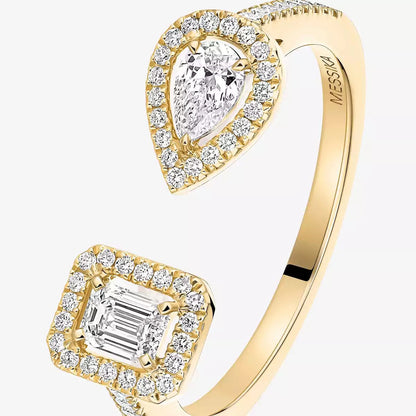 [Stellar Jewelry]My Twin Toi Gold Diamond Ring