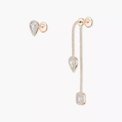[Stellar Jewelry]Diamond Drop Earrings My Twin