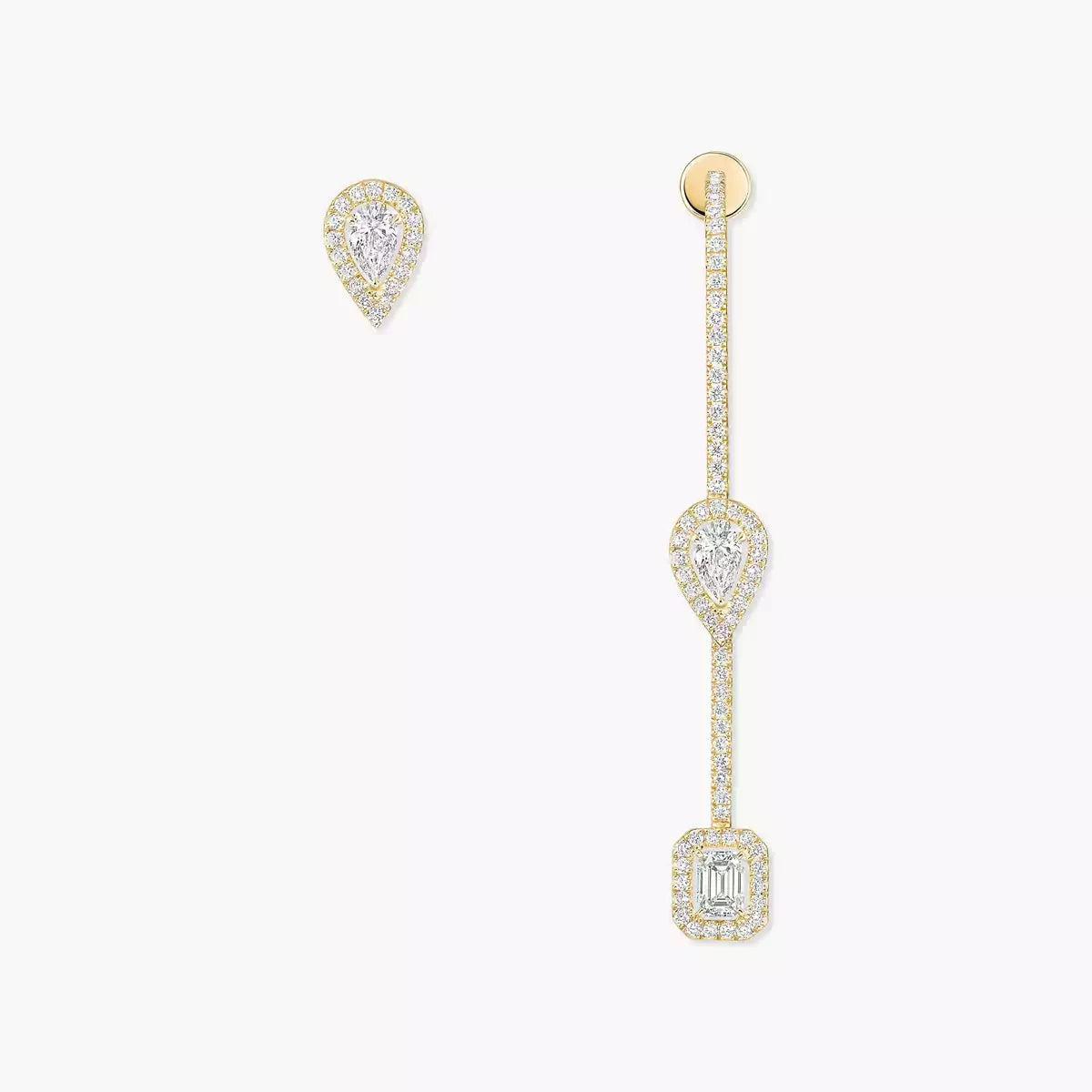 [Stellar Jewelry]Diamond Drop Earrings My Twin