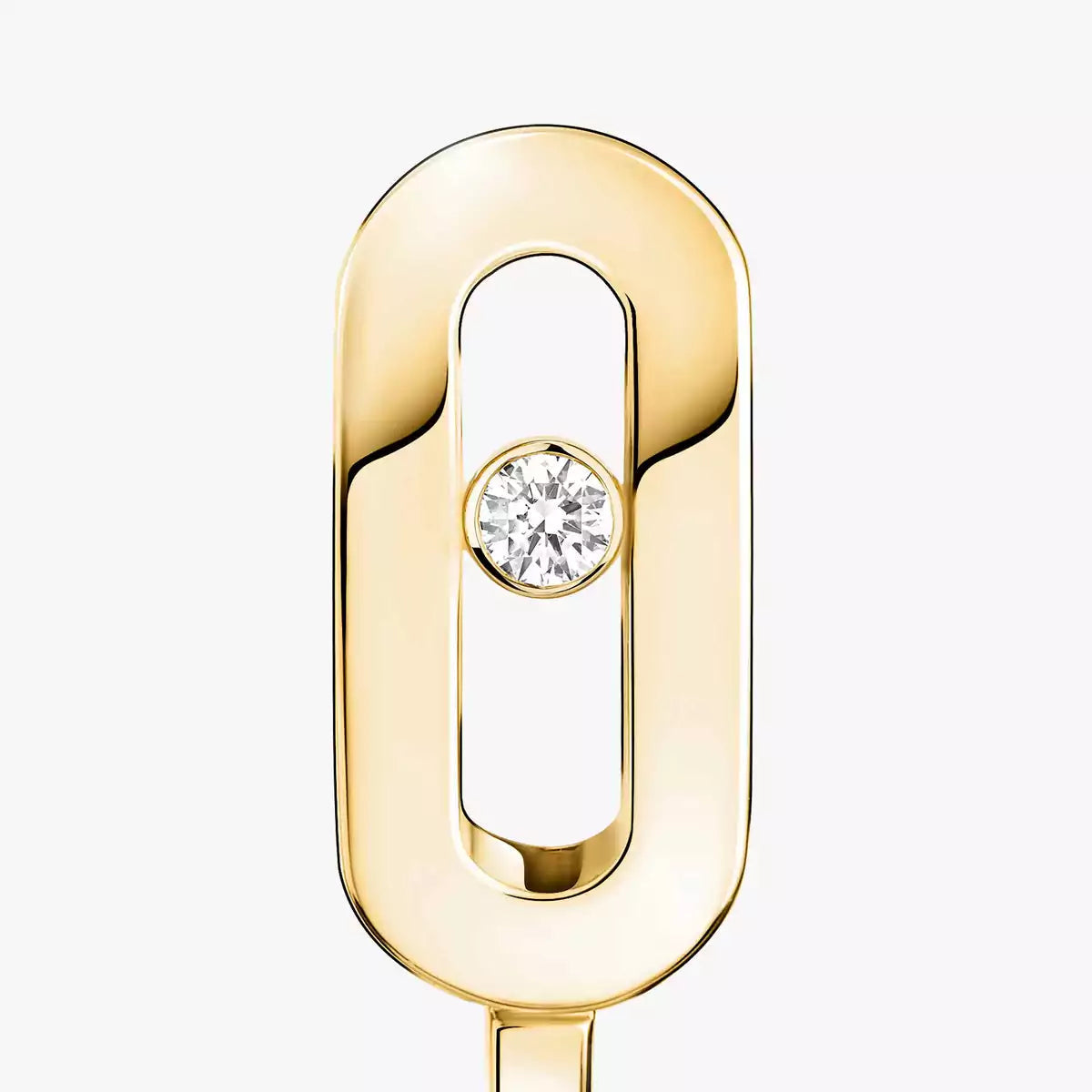 [Stellar Jewelry]Diamond Mini Hoop Earrings Move Classique
