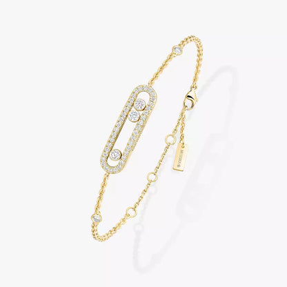 [Stellar Jewelry]Pavé Baby Move Diamond Bracelet