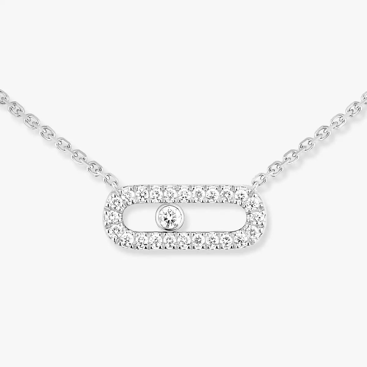 [Stellar Jewelry]Diamond Necklace Move Uno