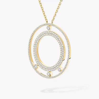 [Stellar Jewelry]Move Romane Long Pave_-Set Diamond Necklace