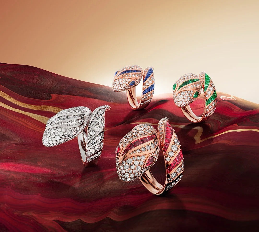 [Stellar Jewelry]BRAND NEW LUXURY RED SNAKE RING