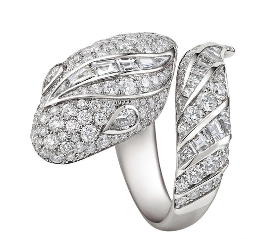 [Stellar Jewelry]BRAND NEW LUXURY SILVER SNAKE RING