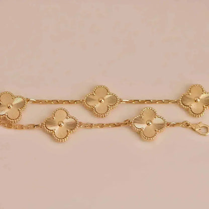 [Stellar Jewelry] CLOVER 5 MOTIF LASER BRACELET COLLECTION