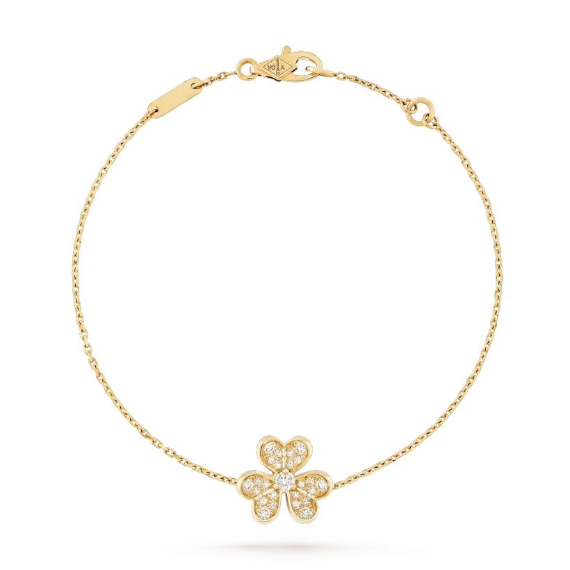 [Stellar Jewelry]FRIVOLE GOLD FLOWER DIAMOND BRACELET