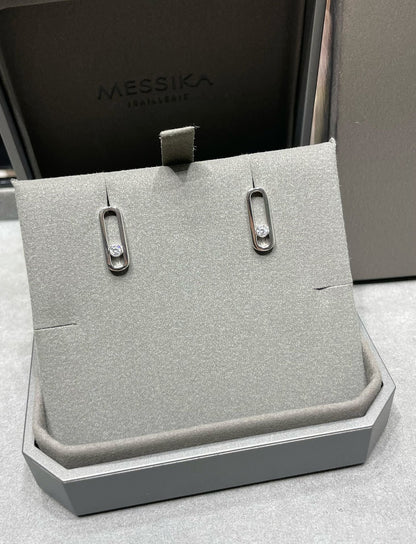 [Stellar Jewelry]MOVE UNO SMALL 1 DIAMOND EARRINGS