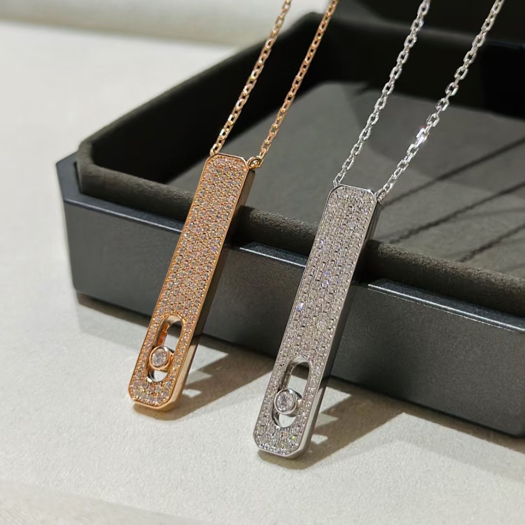 [Stellar Jewelry]MY FIRST DIAMOND PAVED NECKLACE