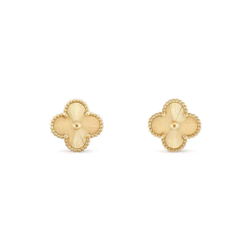 [Stellar Jewelry]CLOVER MEDIUM 1 MOTIFS LASER EARRINGS