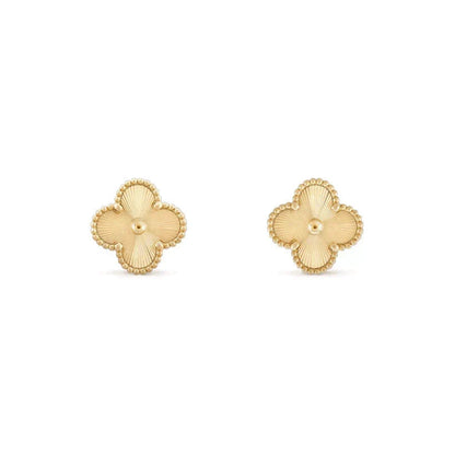 [Stellar Jewelry]CLOVER MEDIUM 1 MOTIFS LASER EARRINGS